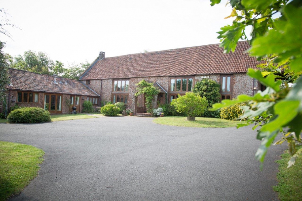 A view of the Barn from the grounds